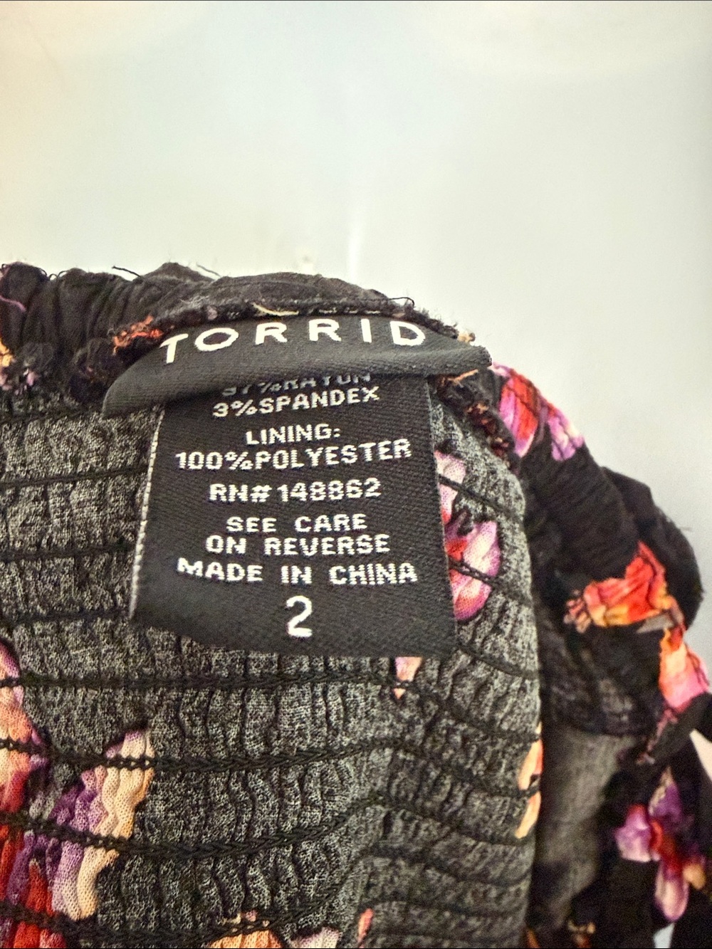 Torrid Butterfly Print top - Picture 4 of 5